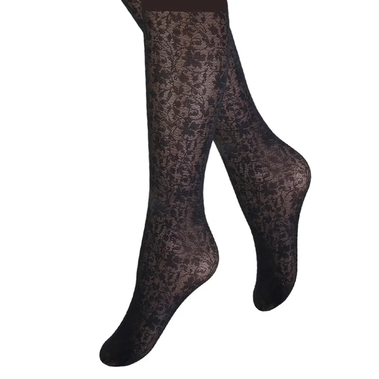 Marianne Fashion Kniekousje met bloem motief